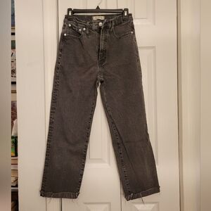 Madewell black-gray Denim Jeans